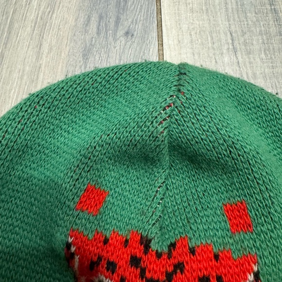 Gucci Green and Red Beanie Angry Cat Size Medium - Picture 7 of 7